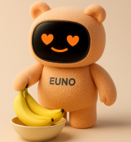 Euno with bananas