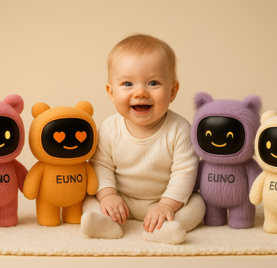 Bébé et trois Euno